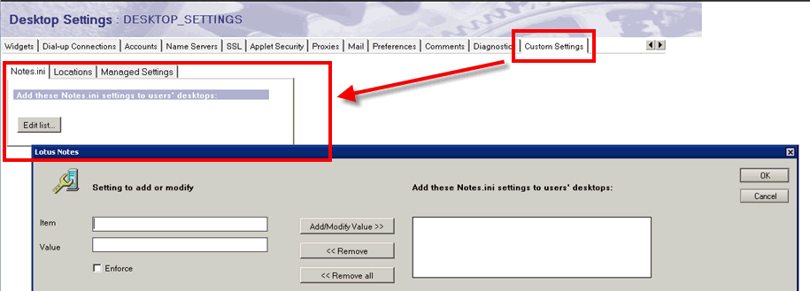 Image:Easy Way to add notes.ini parameters to users notes.ini file