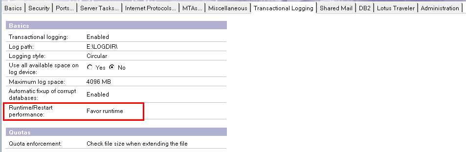 Image:Best disk configuration for Lotus Domino server