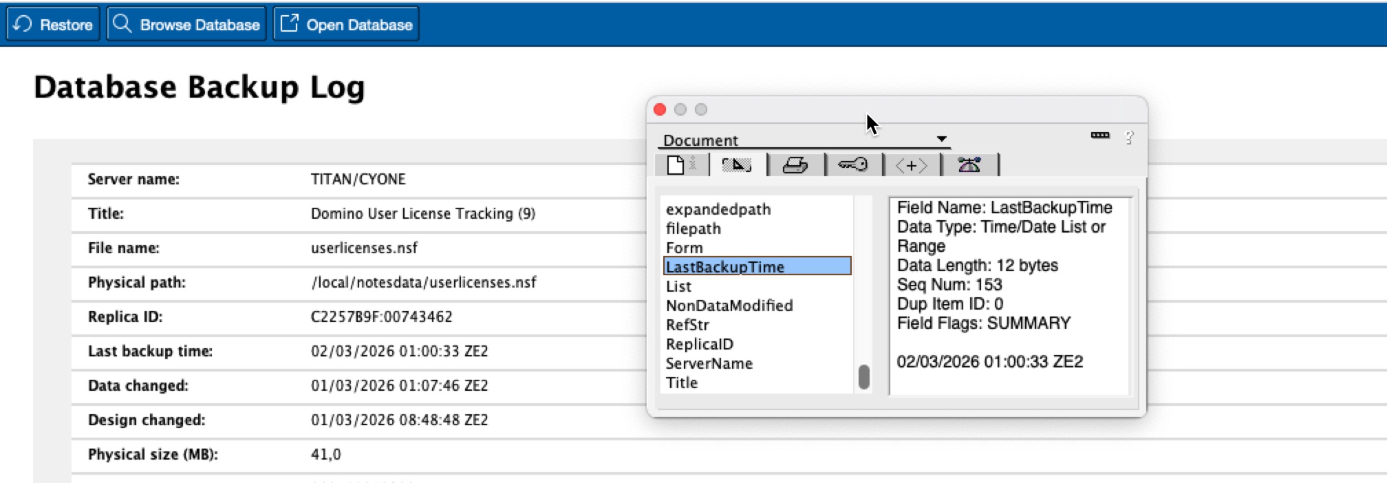 Image:Monitoring Domino Backups and business applications